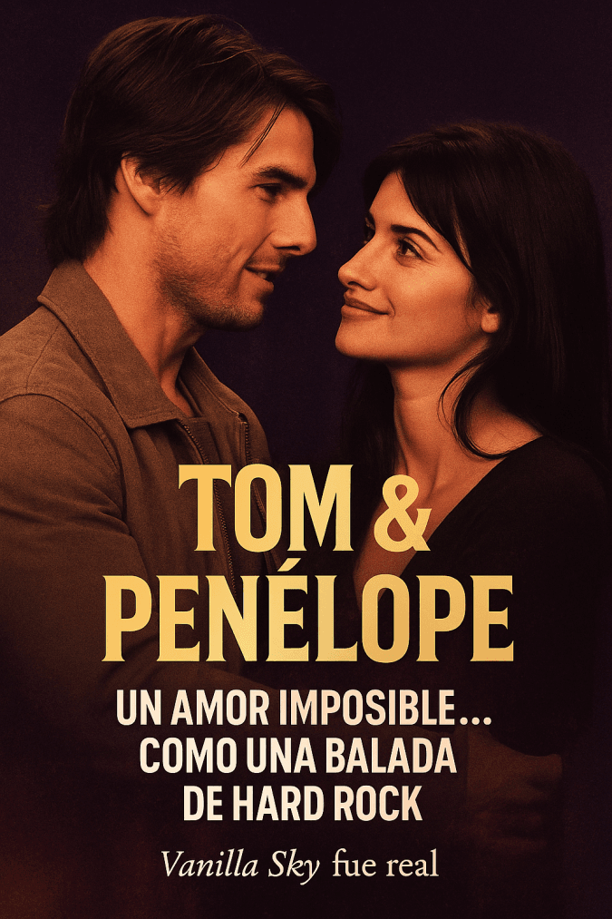 🌌 Penélope & Tom: Un Amor de Película Bajo el Cielo de Vanilla Sky… y del Hard Rock